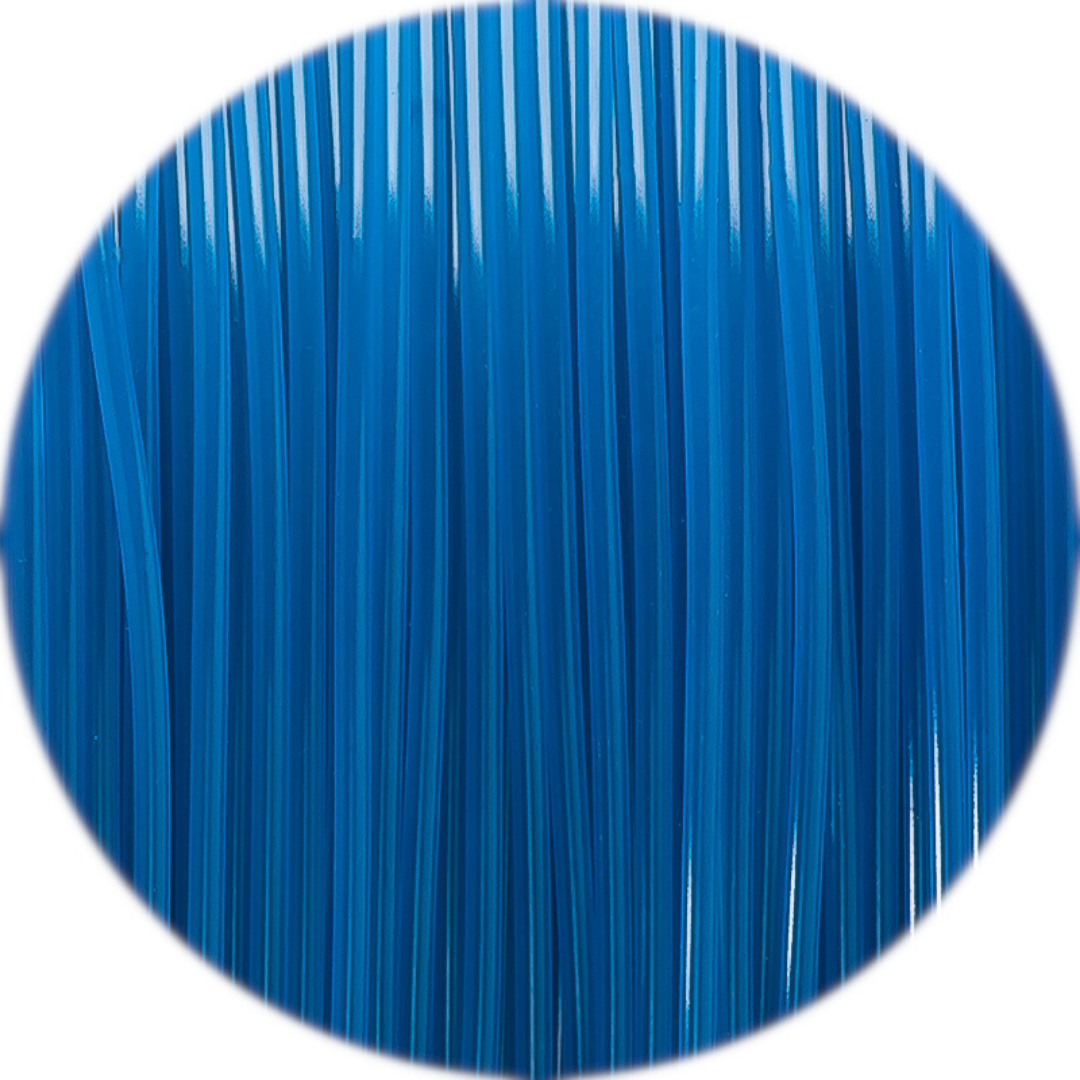 Filament 1.75 mm Fiberlogy Easy ABS Blue Transparent (albastru transparent) 750g