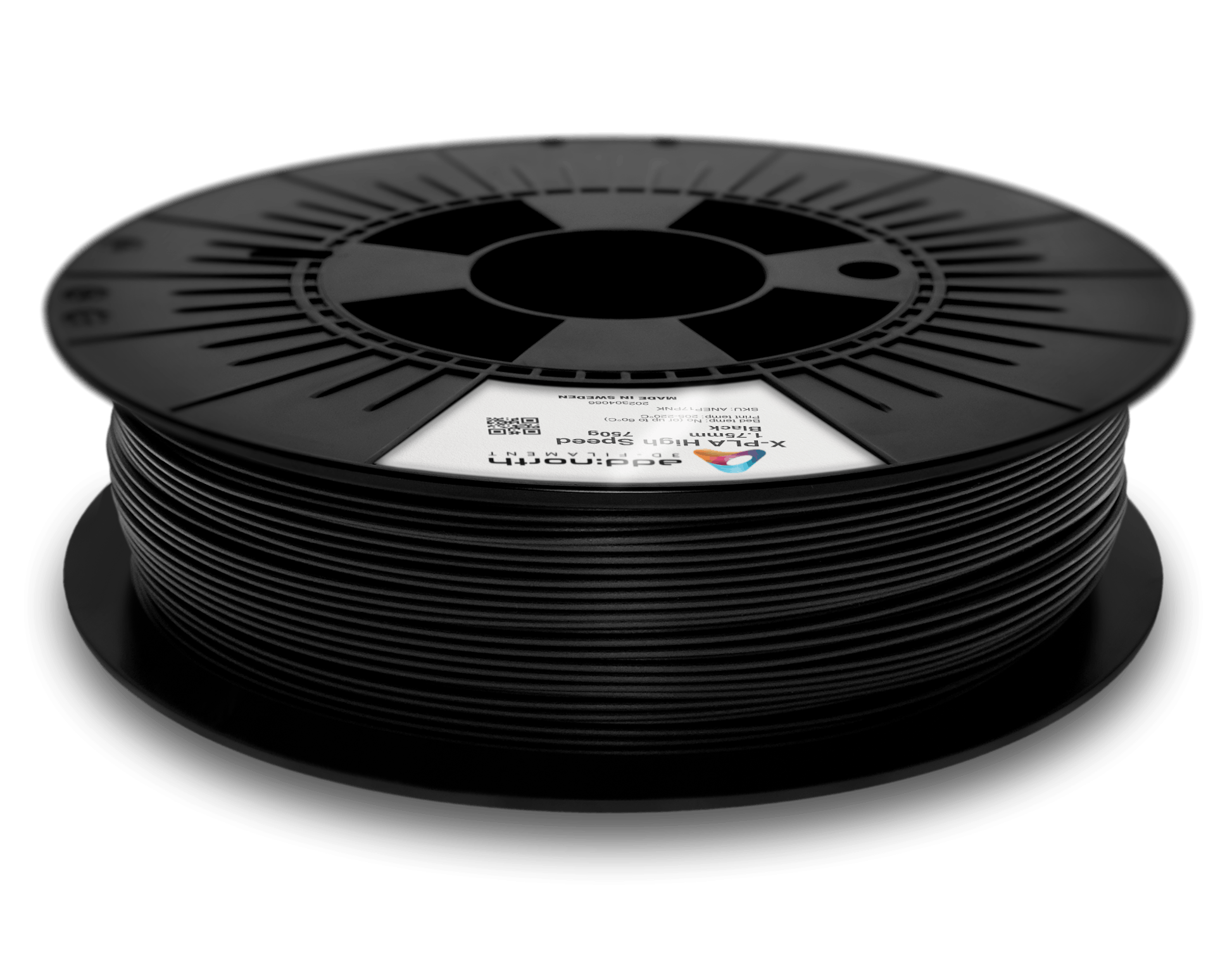 Filament 1.75 mm add: north X-PLA (tough) High Speed Black (negru) 750g