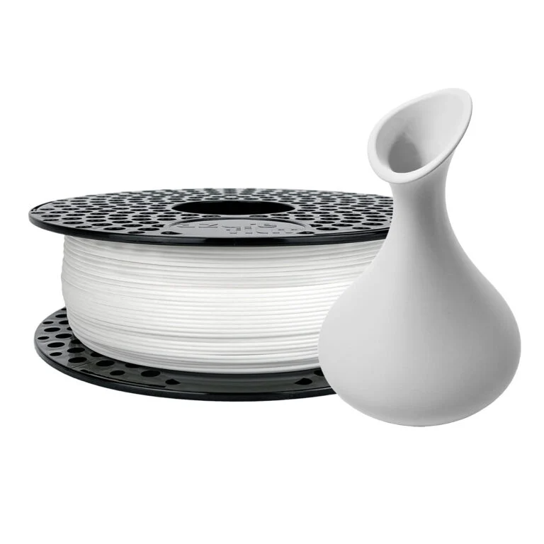 Filament 1.75 mm AzureFilm PLA Matte HS White (alb) 1kg