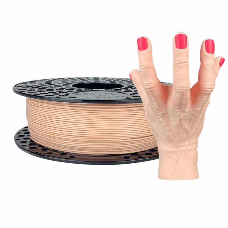 Filament 1.75 mm AzureFilm PLA Skin Latte (maro) 1kg