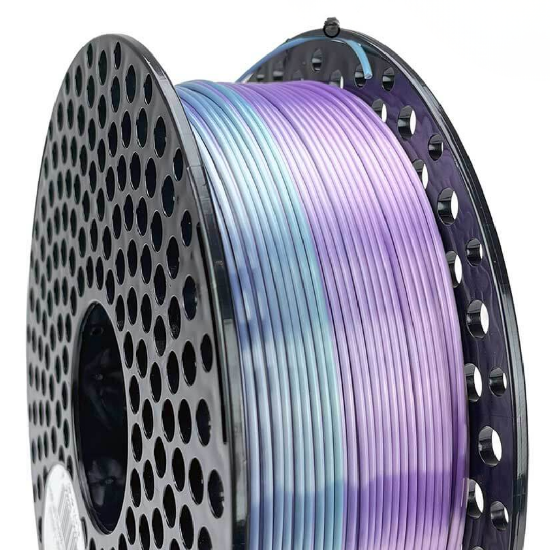 Filament 1.75 mm AzureFilm PLA Silk Rainbow Aurora (multicolor) 1kg