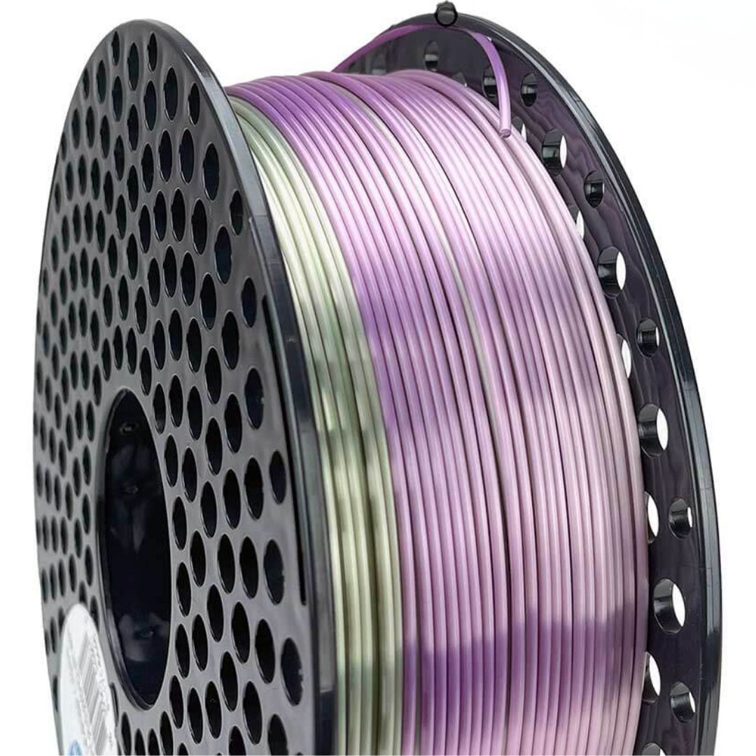 Filament 1.75 mm AzureFilm PLA Silk Rainbow Lavender (multicolor) 1kg