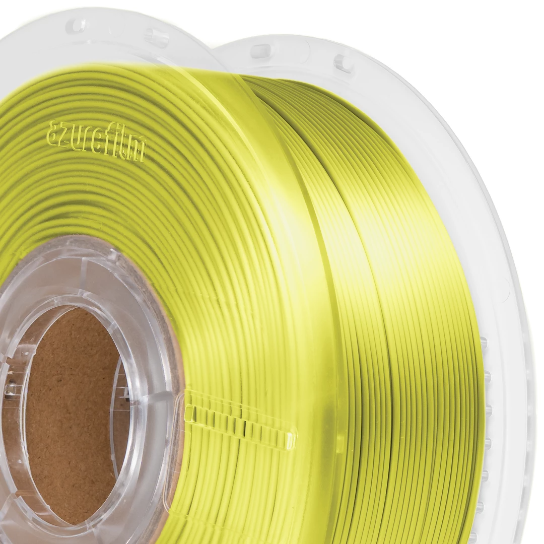 Filament 1.75 mm AzureFilm PLA Silk Jungle Gold (verde-auriu) 1kg