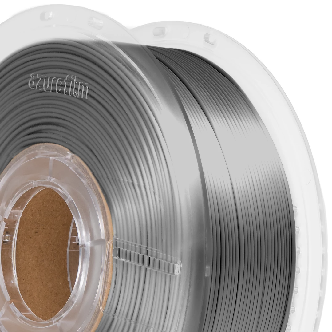 Filament 1.75 mm AzureFilm PLA Silk Graphite Grey (gri) 1kg