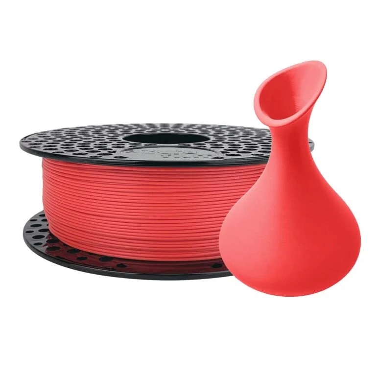 Filament 1.75 mm AzureFilm PLA Matte HS Coral (rosu-portocaliu) 1kg