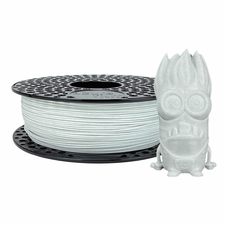Filament 1.75 mm AzureFilm PLA Glitter White (alb) 1kg