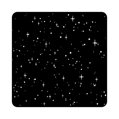Filament 1.75 mm AzureFilm PLA Glitter Black (negru) 1kg