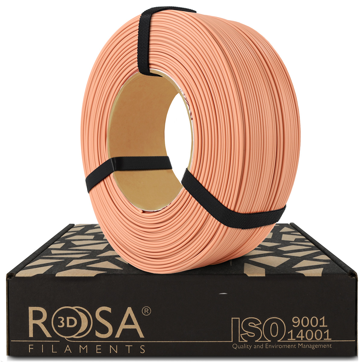 Filament 1.75 mm Rosa 3D ReFill PLA Starter Rose Beige Skin (maro) 1kg