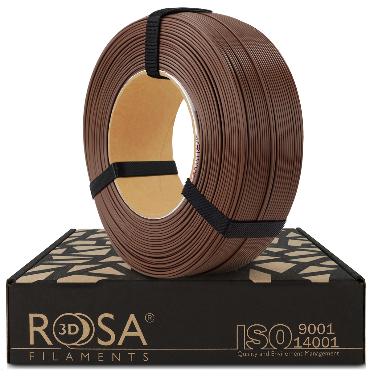 Filament 1.75 mm Rosa 3D ReFill PLA Starter Chocolate Brown (maro) 1kg