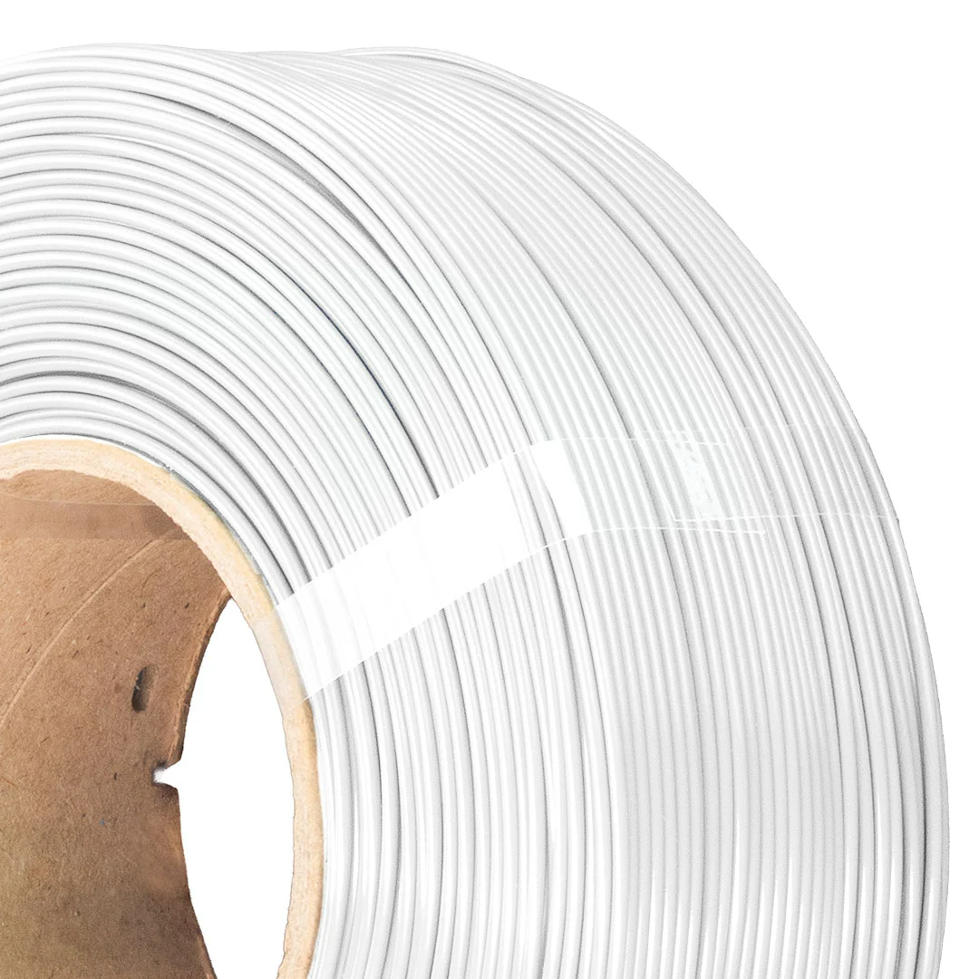 Filament 1.75 mm AzureFilm ReFill PETG Hyper Speed White (alb) 1kg