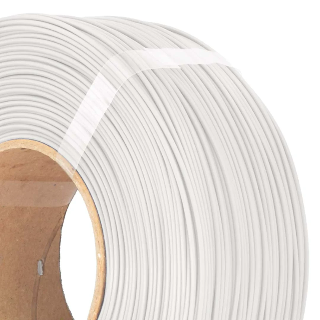 Filament 1.75 mm AzureFilm ReFill PLA Litho White (alb) 1kg