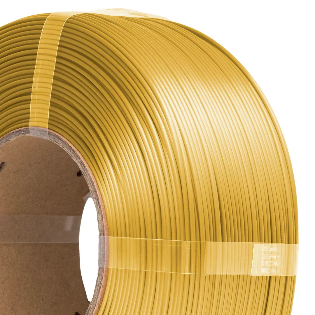 Filament 1.75 mm AzureFilm ReFill PLA Silk 18K Gold (auriu) 1kg