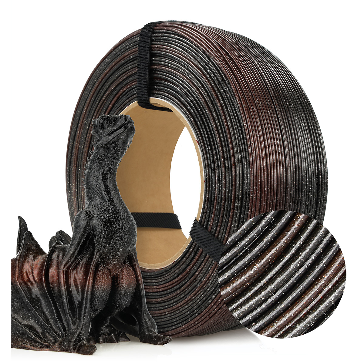 Filament 1.75 mm Rosa 3D ReFill PLA Galaxy Rainbow Meteor (multicolor) 1kg