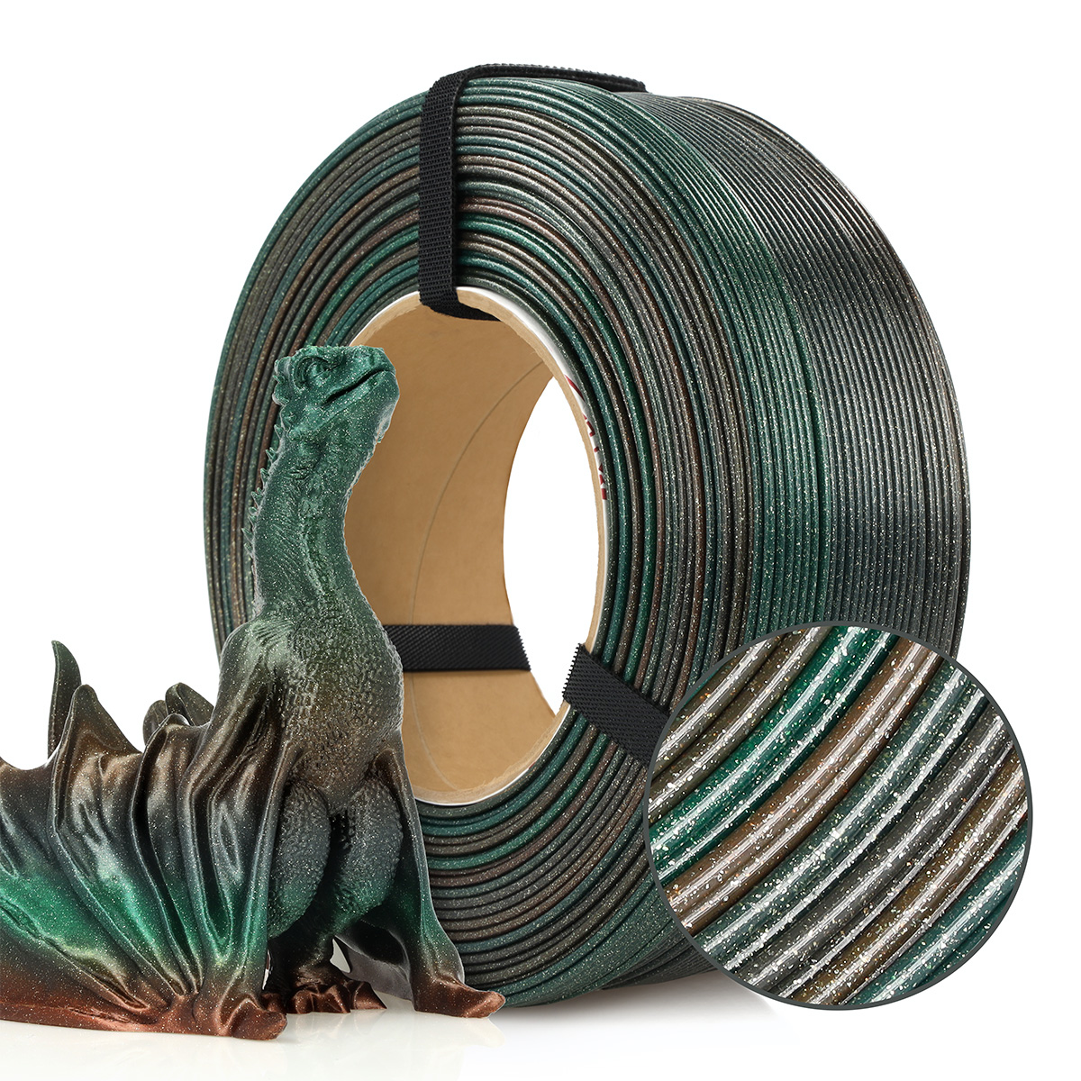 Filament 1.75 mm Rosa 3D ReFill PLA Galaxy Rainbow Terra (multicolor) 1kg
