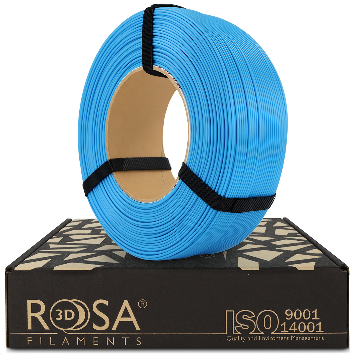 Filament 1.75 mm Rosa 3D ReFill PLA Starter Litophane Cyan (albastru) 1kg