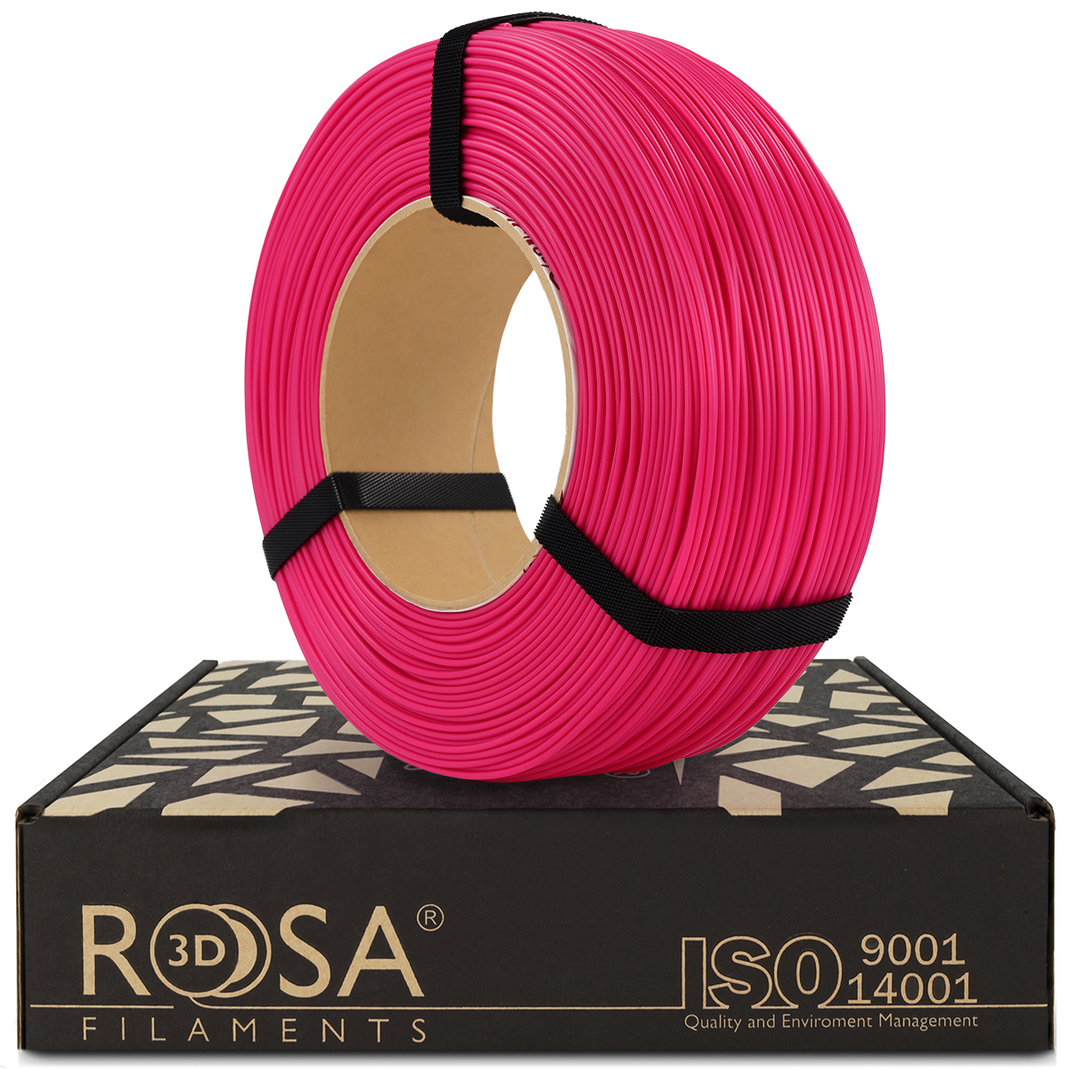 Filament 1.75 mm Rosa 3D ReFill PLA Starter Litophane Magenta (magenta) 1kg