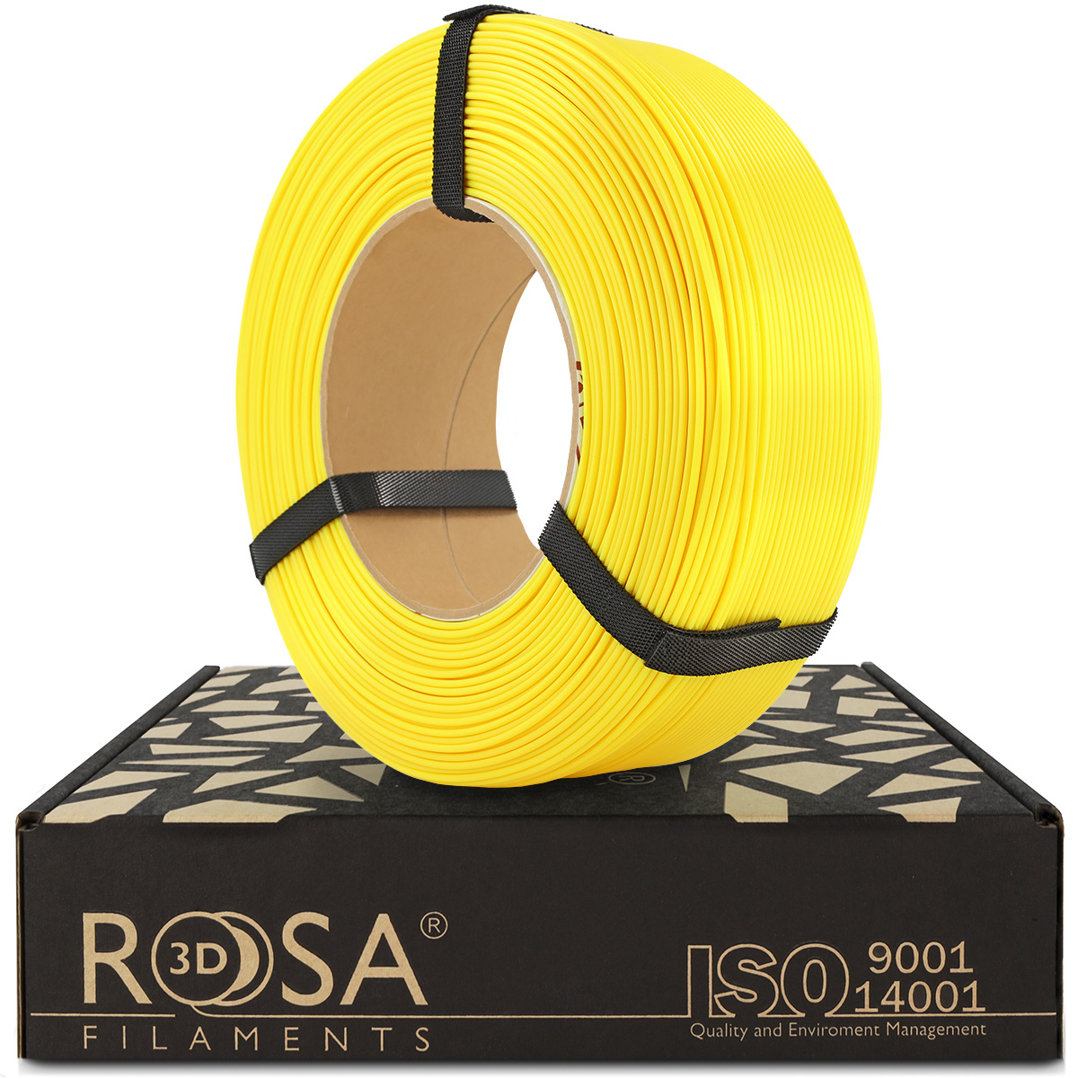 Filament 1.75 mm Rosa 3D ReFill PLA Starter Litophane Yellow (galben) 1kg