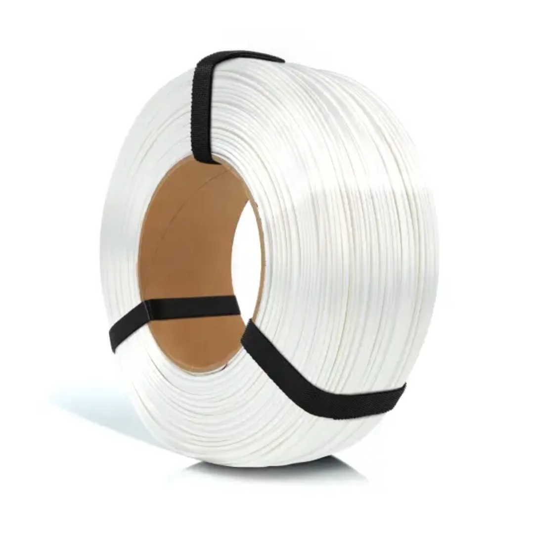 Filament 1.75 mm Rosa 3D ReFill PLA Silk White (alb) 1kg