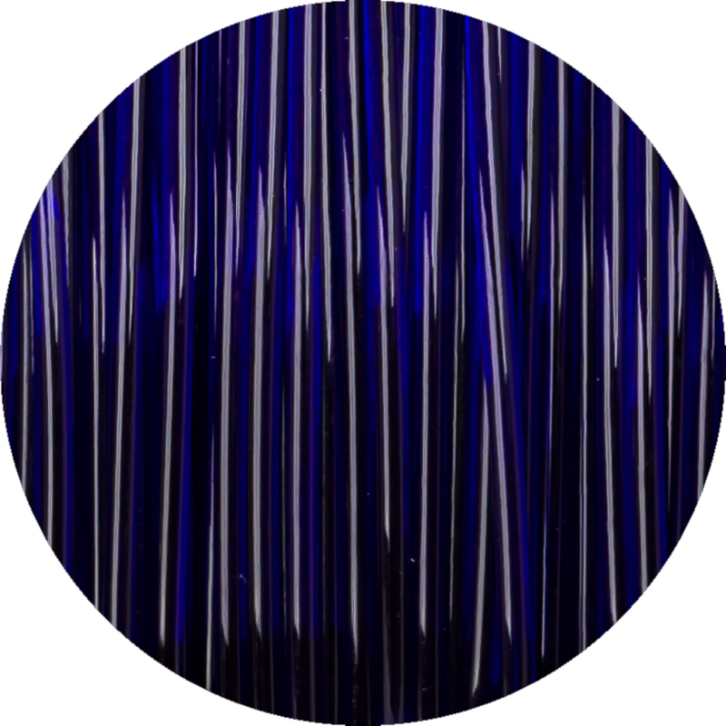 Filament 1.75 mm Fiberlogy HS PLA CLEAR Navy Blue (albastru transparent) 850g