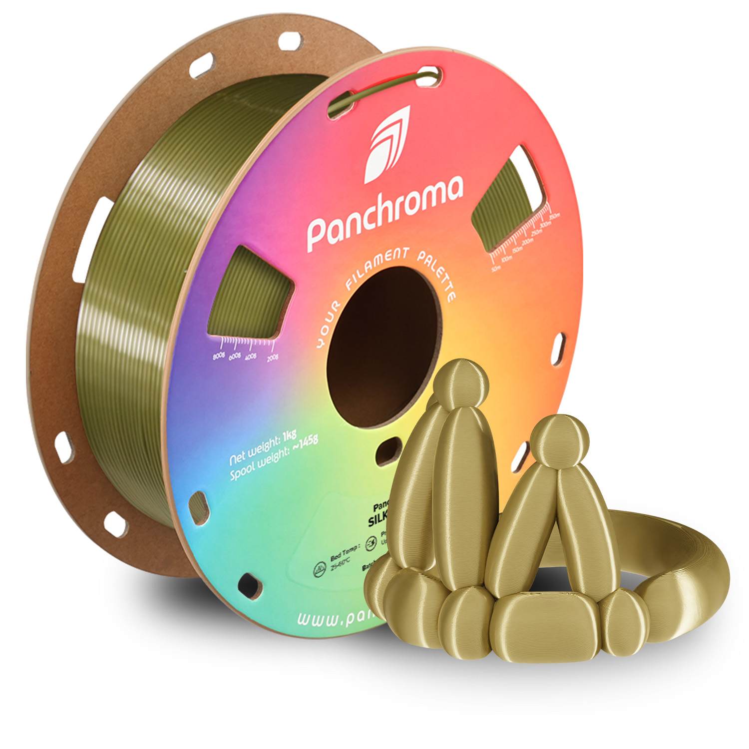 Filament 1.75 mm Polymaker Panchroma PLA Silk Brass (alama) 1kg