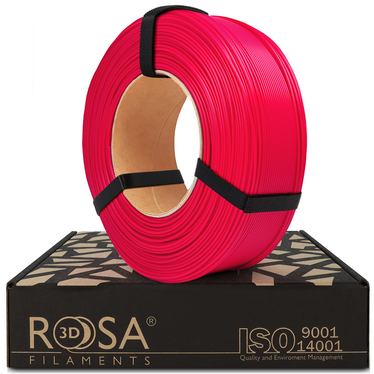 Filament 1.75 mm Rosa 3D ReFill PLA Starter Rubin Red (rosu) 1kg