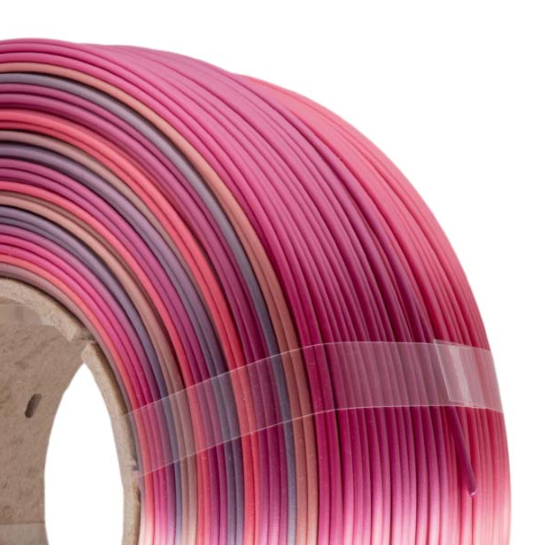 Filament 1.75 mm AzureFilm ReFill PLA Silk Rainbow Candy (multicolor) 1kg