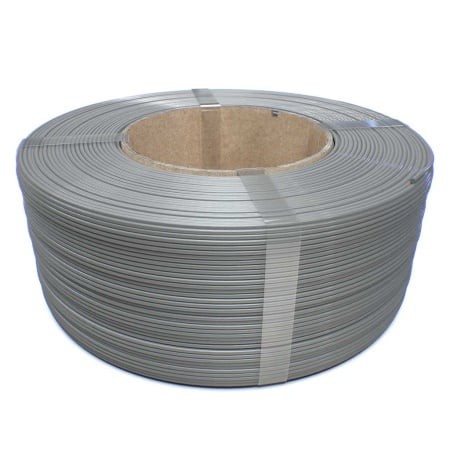 Rezerva de filament 1.75 mm FormFutura Refill EasyFil ePLA Grey Aluminium (gri - argintiu) - compatibila BambuLab - 1kg