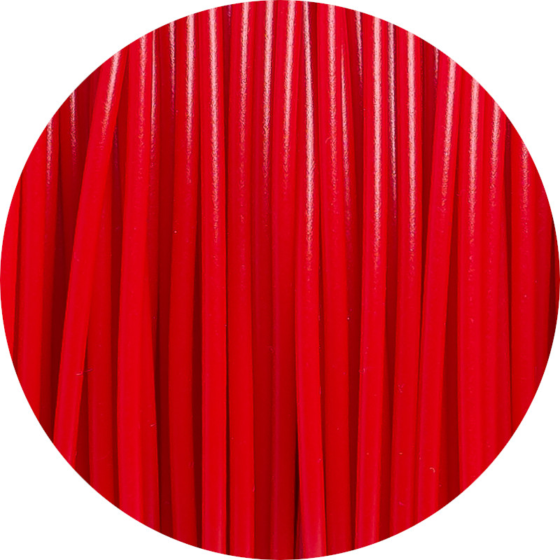 Filament 1.75 mm Fiberlogy Matte PET-G Red (rosu) - PMS 485C - 850g
