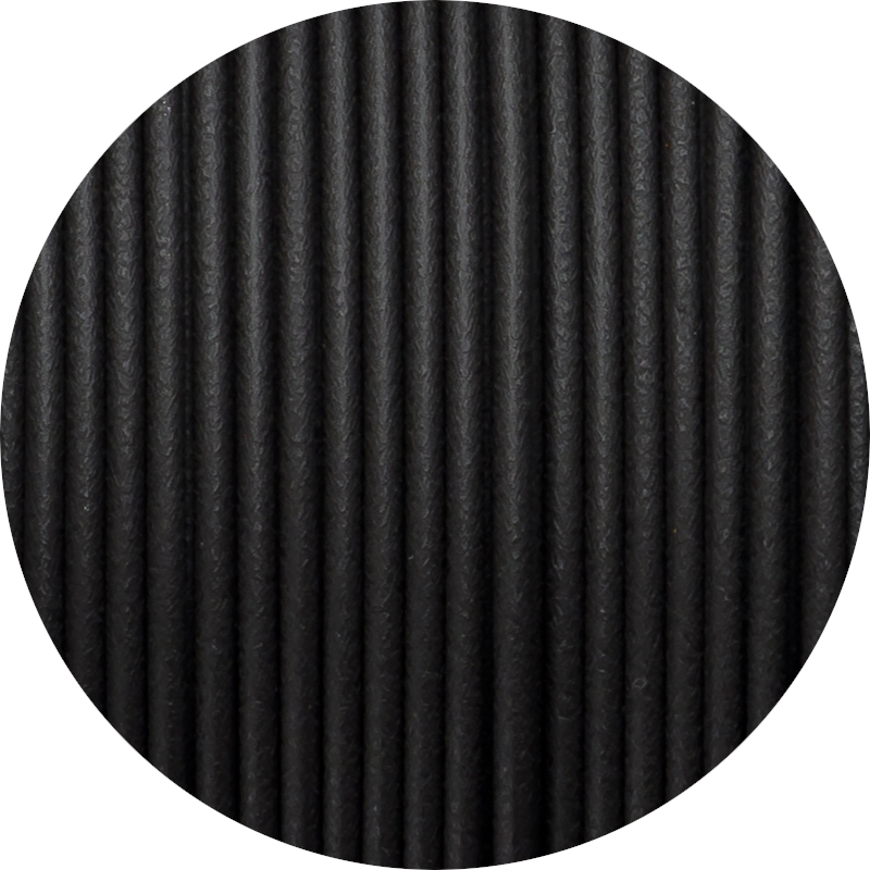 Filament 1.75mm Fiberlogy Matte PLA Black (negru) 850g
