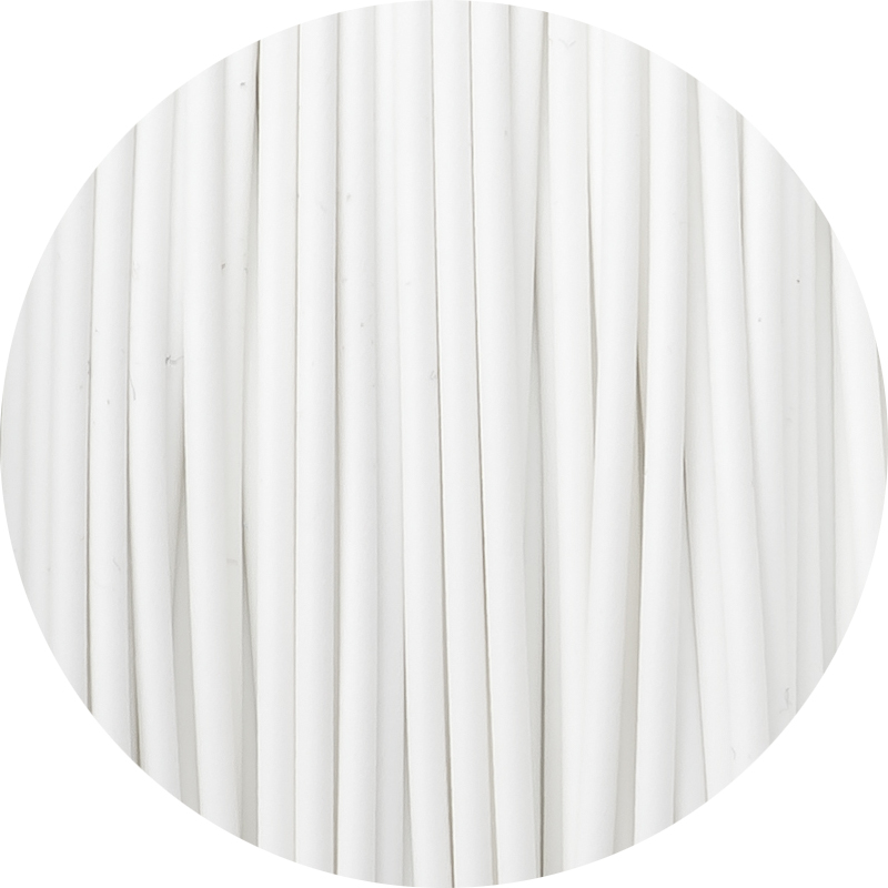 Filament 1.75mm Fiberlogy Matte PLA White (alb) 850g
