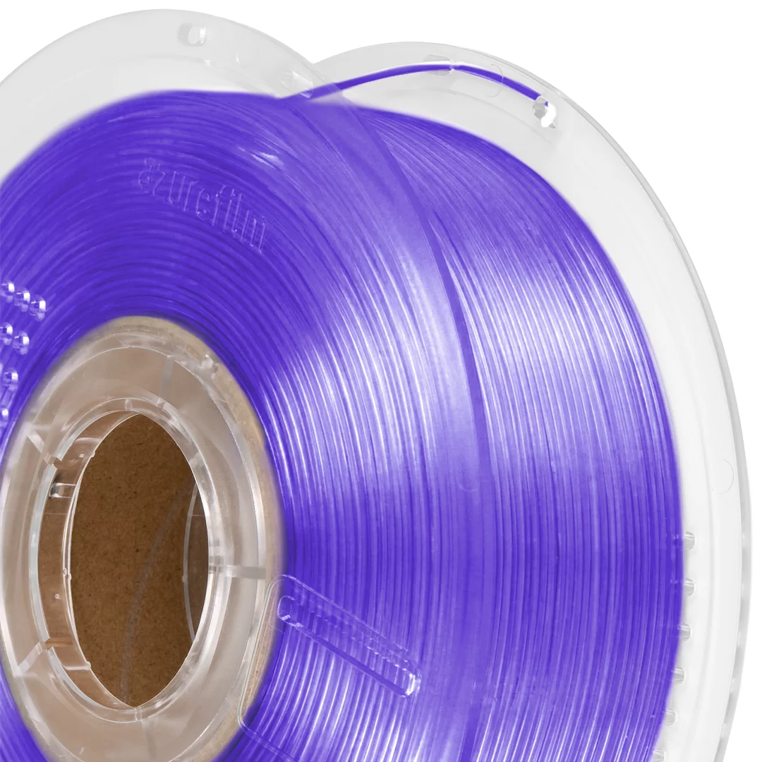 Filament 1.75 mm AzureFilm PETG Hyper Speed Transparent Purple (violet) 1kg