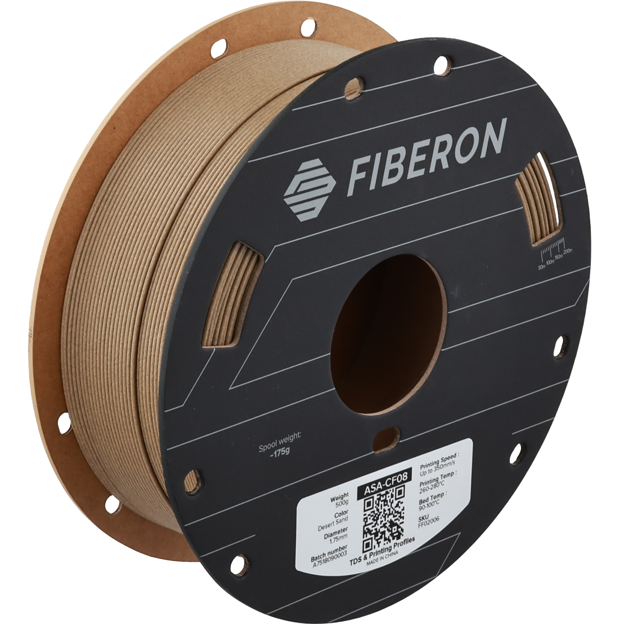 Filament 1.75 mm Polymaker Fiberon ASA-CF08 Desert Sand (maro) 500g
