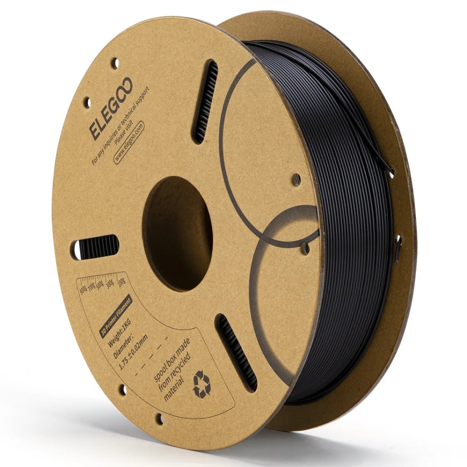 Filament 1.75mm Elegoo PLA Black (negru) 1kg