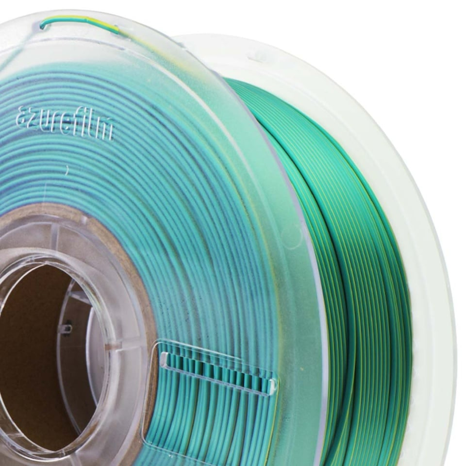 Filament 1.75 mm AzureFilm PLA Silk Tri Color Peacock Bloom (multicolor) 1kg