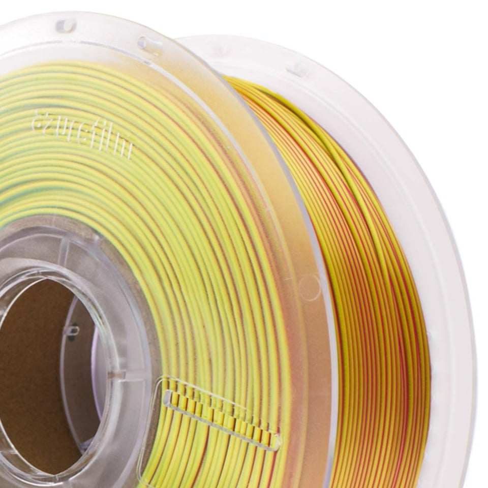 Filament 1.75 mm AzureFilm PLA Silk Tri Color Sunrise Pop (multicolor) 1kg