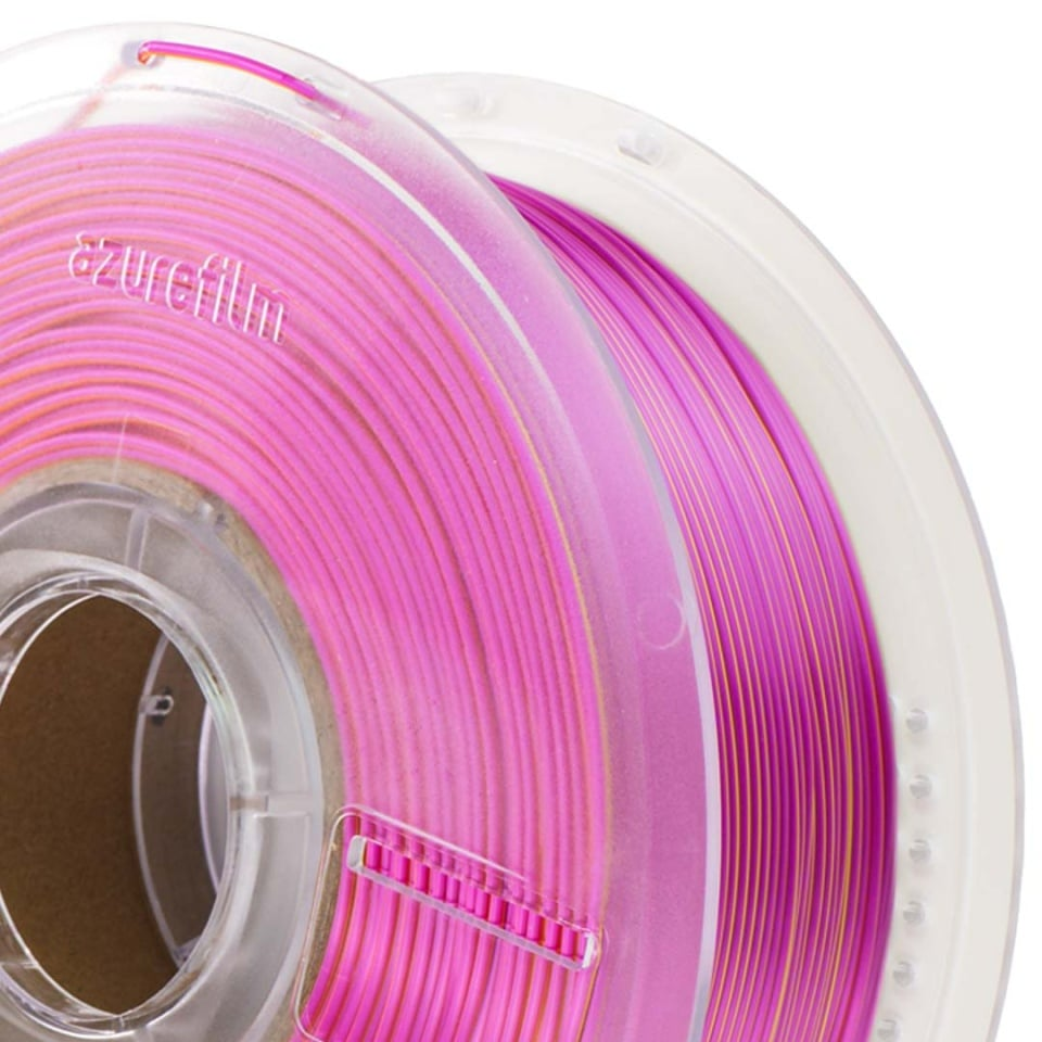 Filament 1.75 mm AzureFilm PLA Silk Tri Color Sunset Blaze (multicolor) 1kg