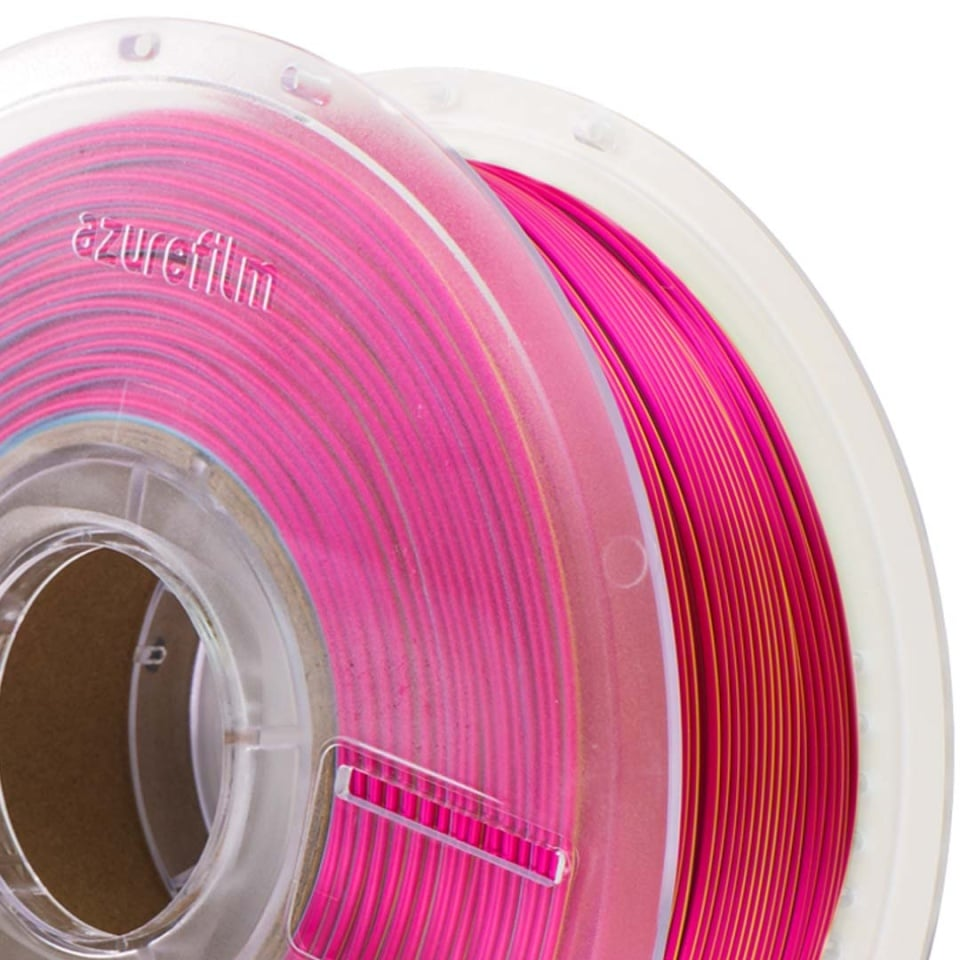 Filament 1.75 mm AzureFilm PLA Silk Tri Color Royal Fizz (multicolor) 1kg