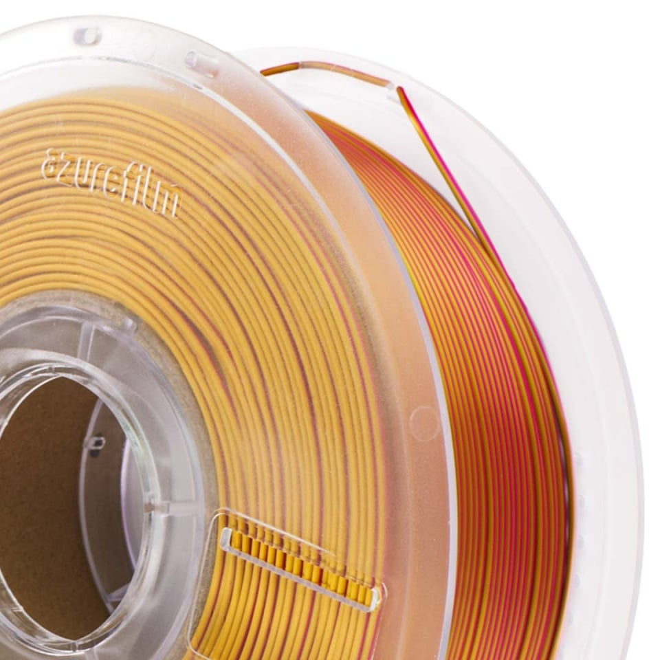 Filament 1.75 mm AzureFilm PLA Silk Dual Color Rose Fortune (multicolor) 1kg