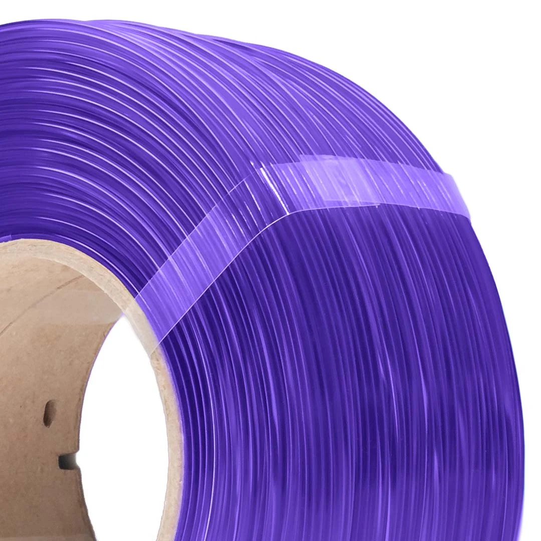Filament 1.75 mm AzureFilm ReFill PETG Hyper Speed Transparent Purple (violet) 1kg