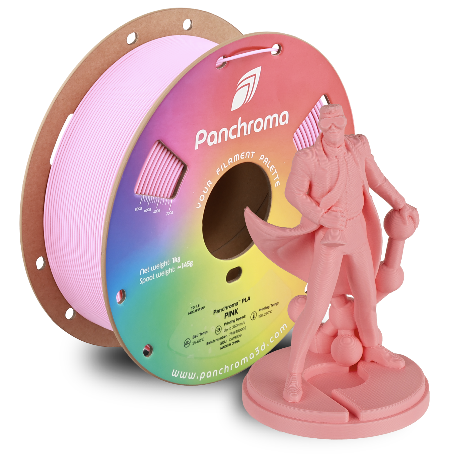 Filament 1.75 mm Polymaker Panchroma Basic PLA Pink (roz) 1kg