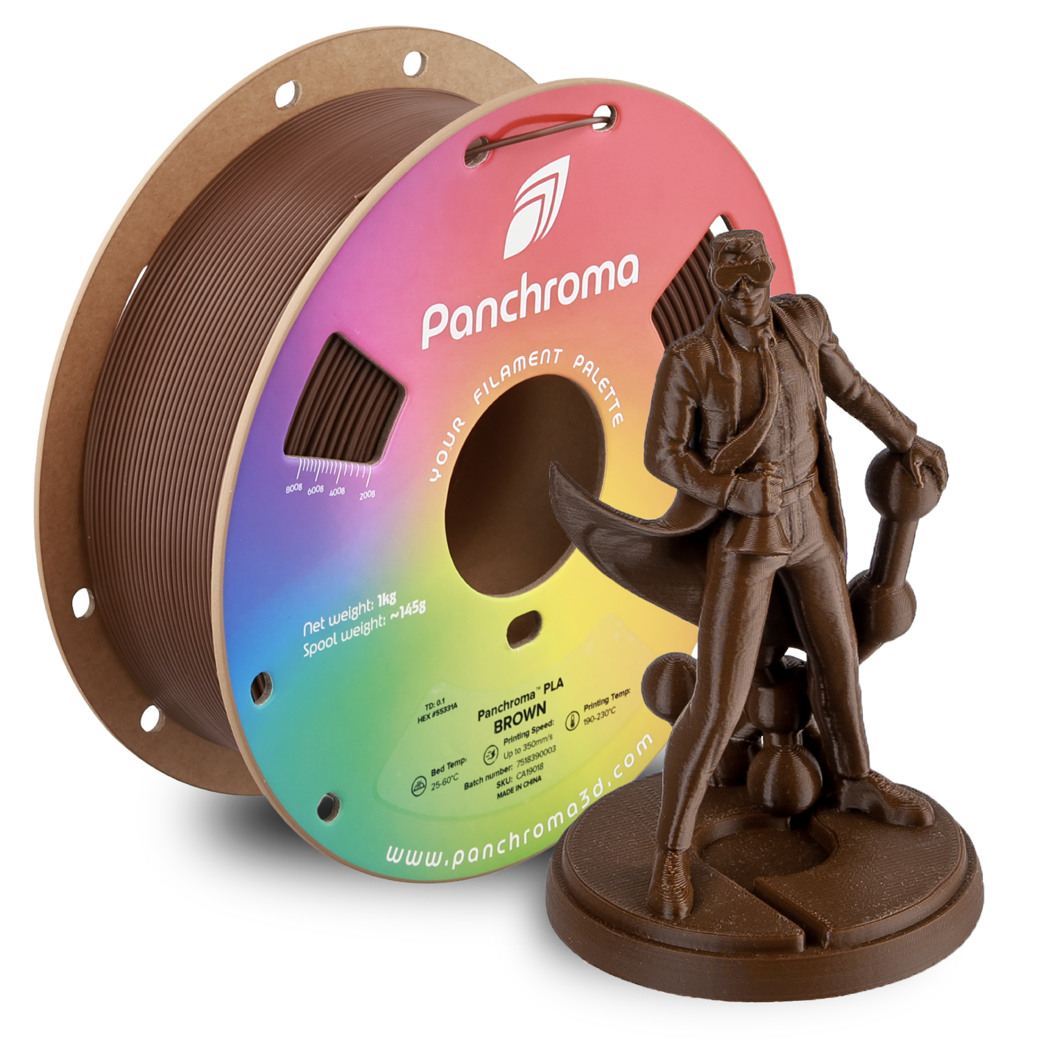 Filament 1.75 mm Polymaker Panchroma Basic PLA Brown (maro) 1kg