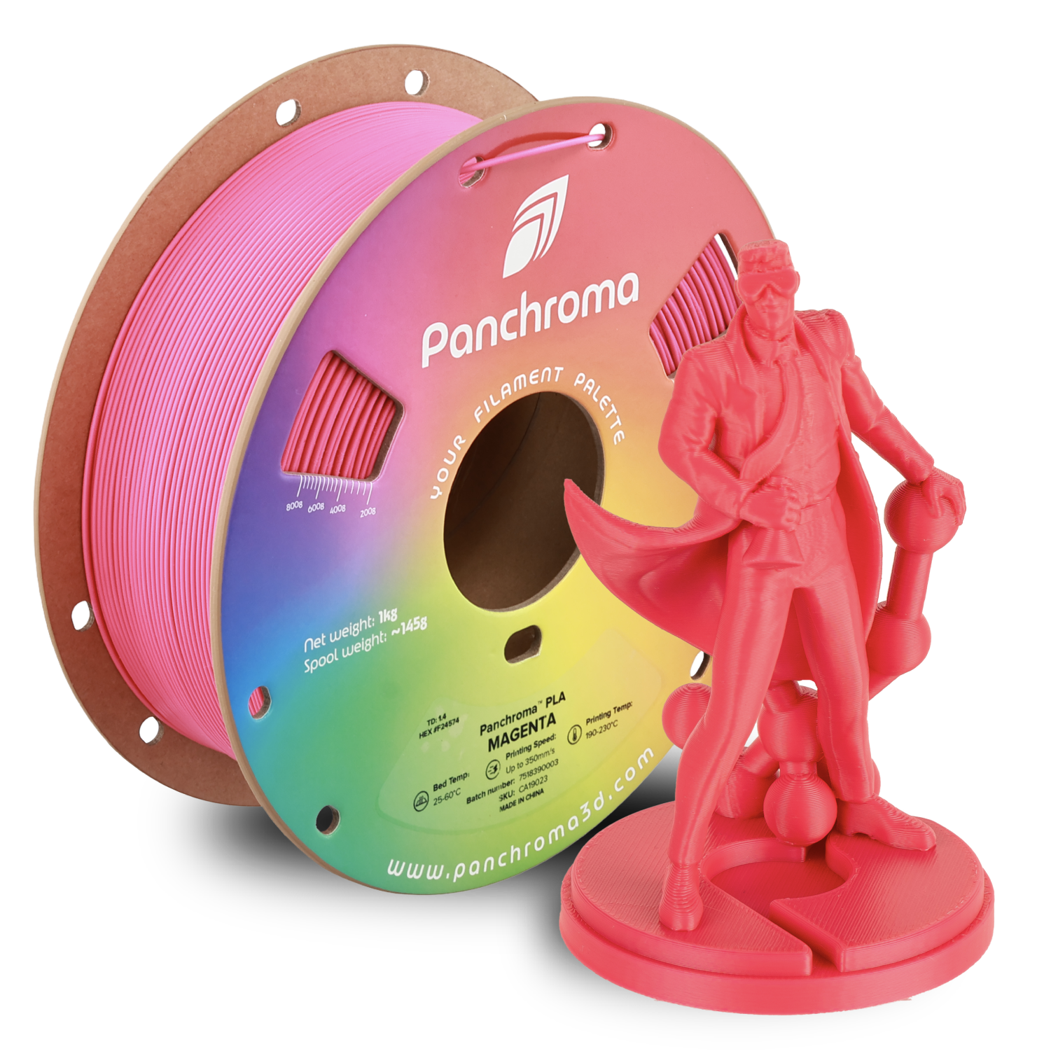 Filament 1.75 mm Polymaker Panchroma Basic PLA Magenta (magenta) 1kg