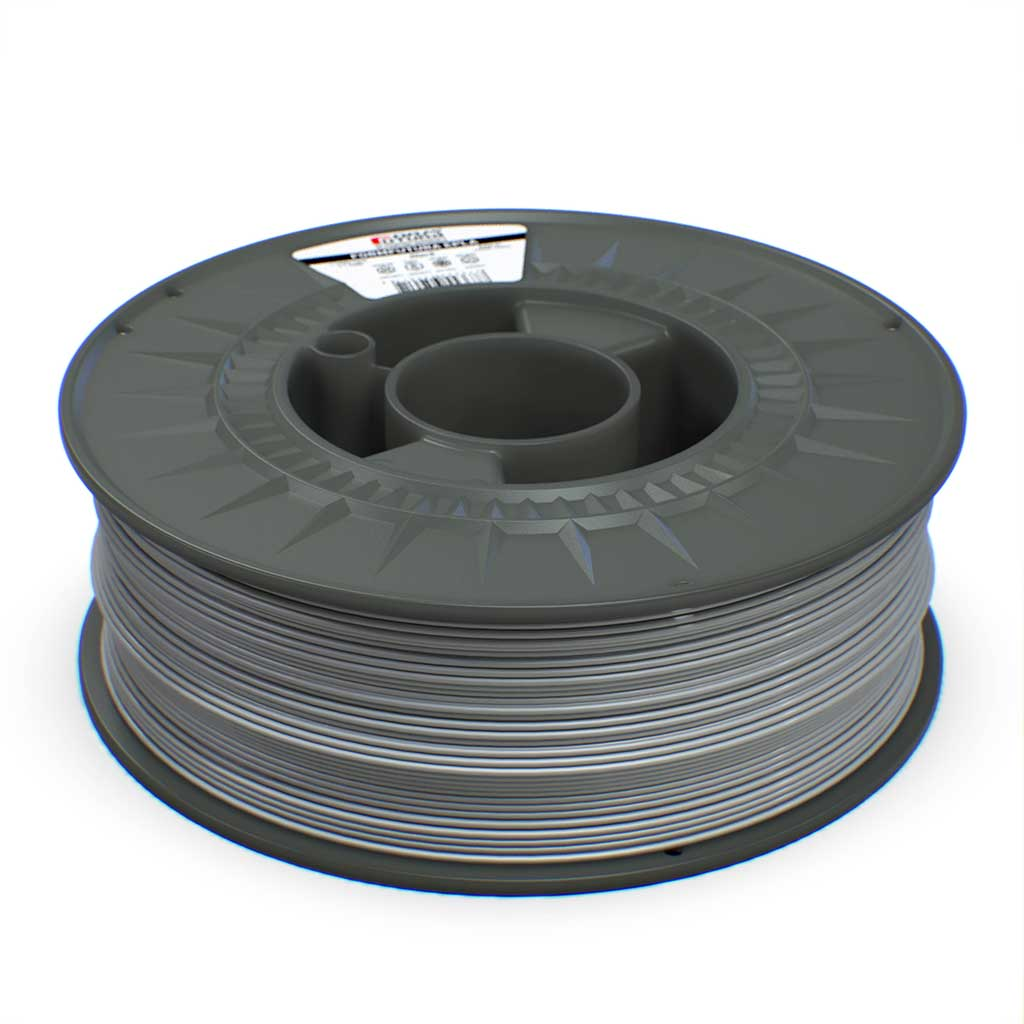 Filament 1.75mm FormFutura Bulk PLA Silver (argintiu) 1kg