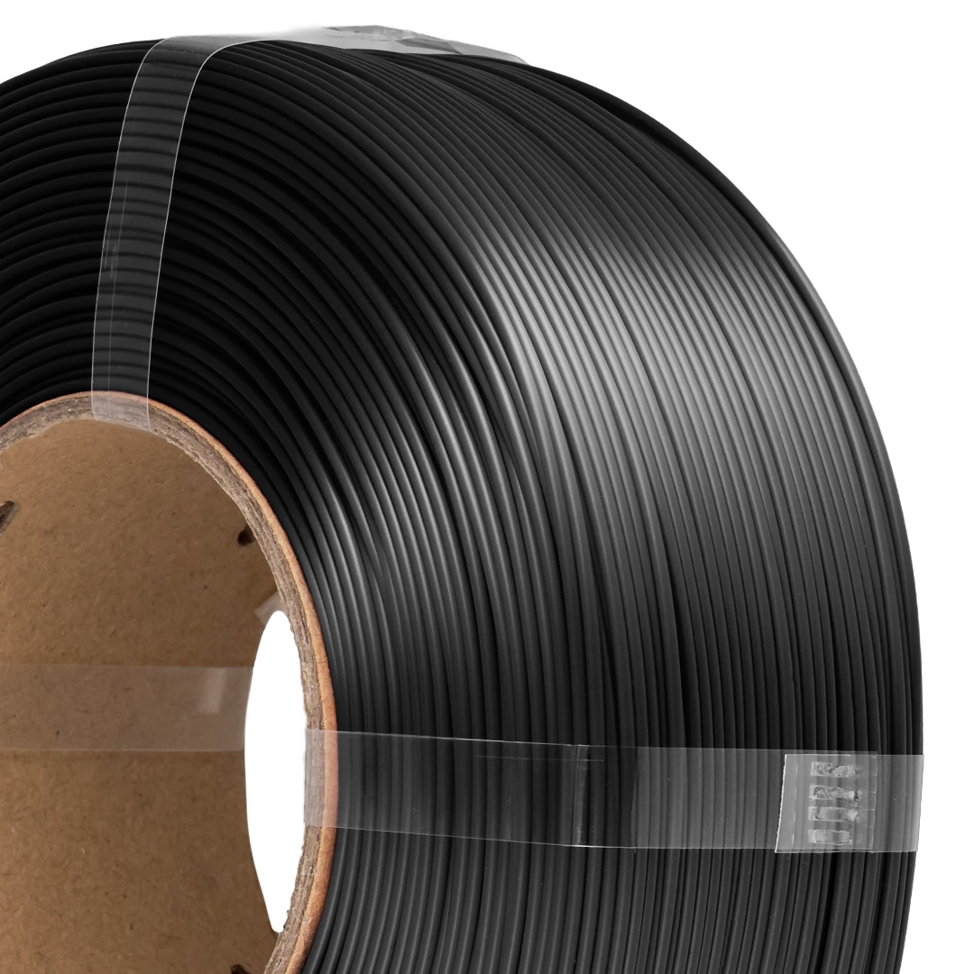 Filament 1.75 mm AzureFilm ReFill PLA Silk Black (negru) 1kg