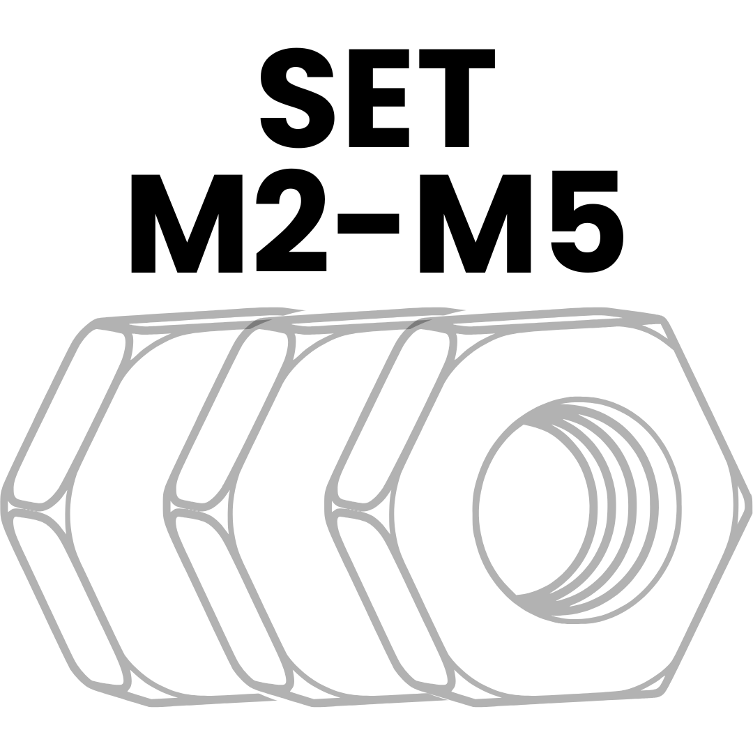 Mintion - Set de inserturi filetate 500 buc