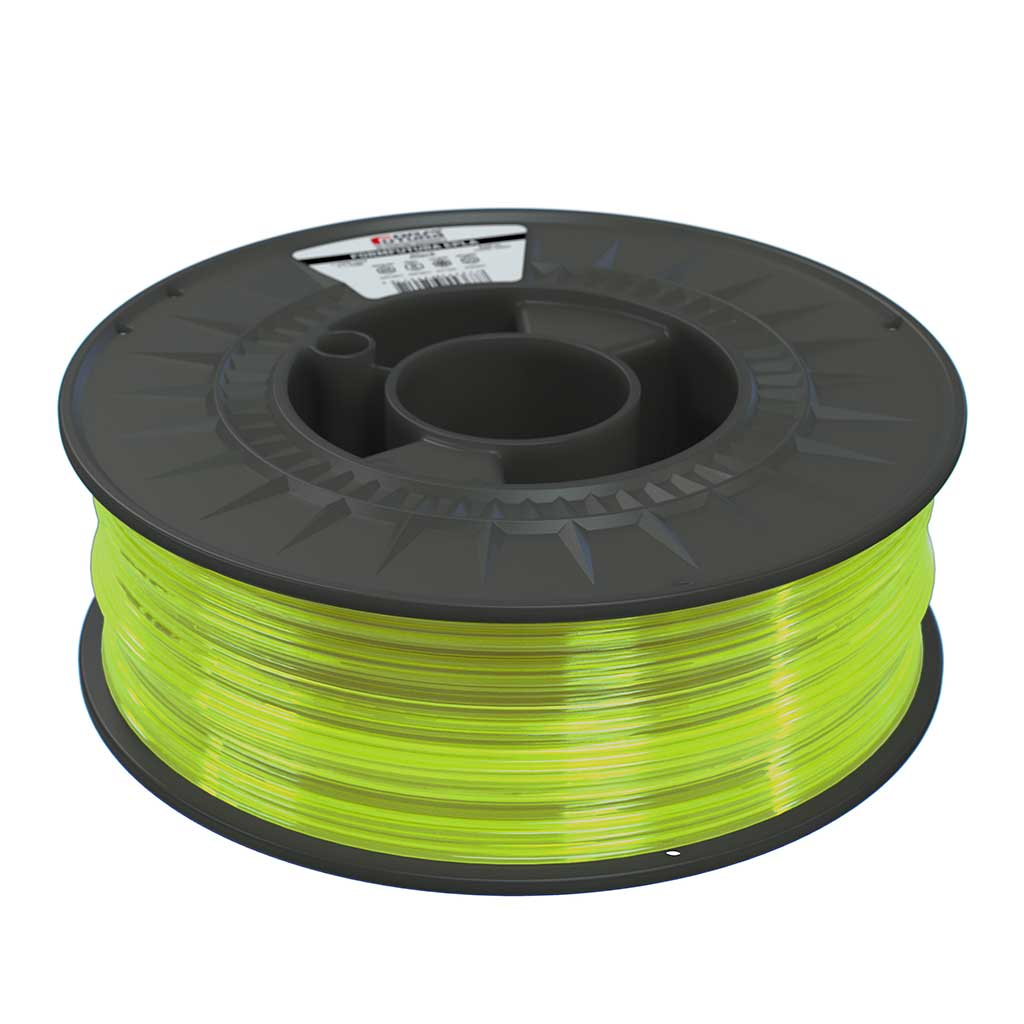 Filament 1.75mm FormFutura Transparent PLA Pineapple (galben transparent) 1kg