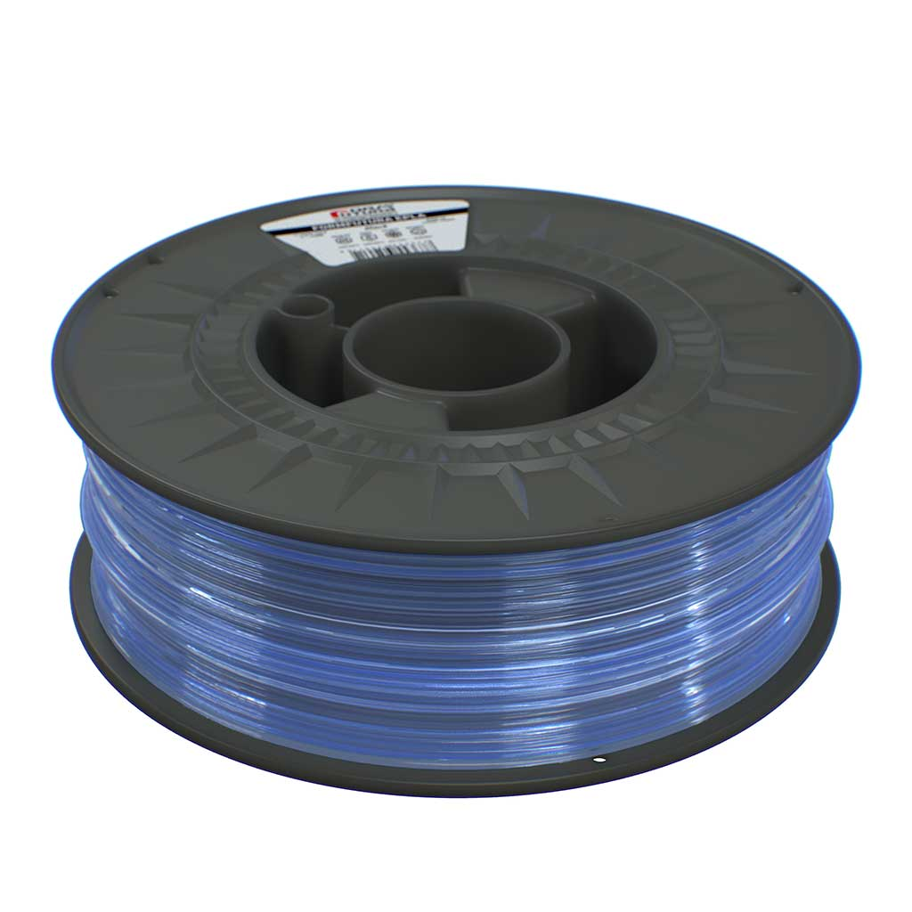 Filament 1.75mm FormFutura Transparent PLA Arctic Blue (albastru transparent) 1kg