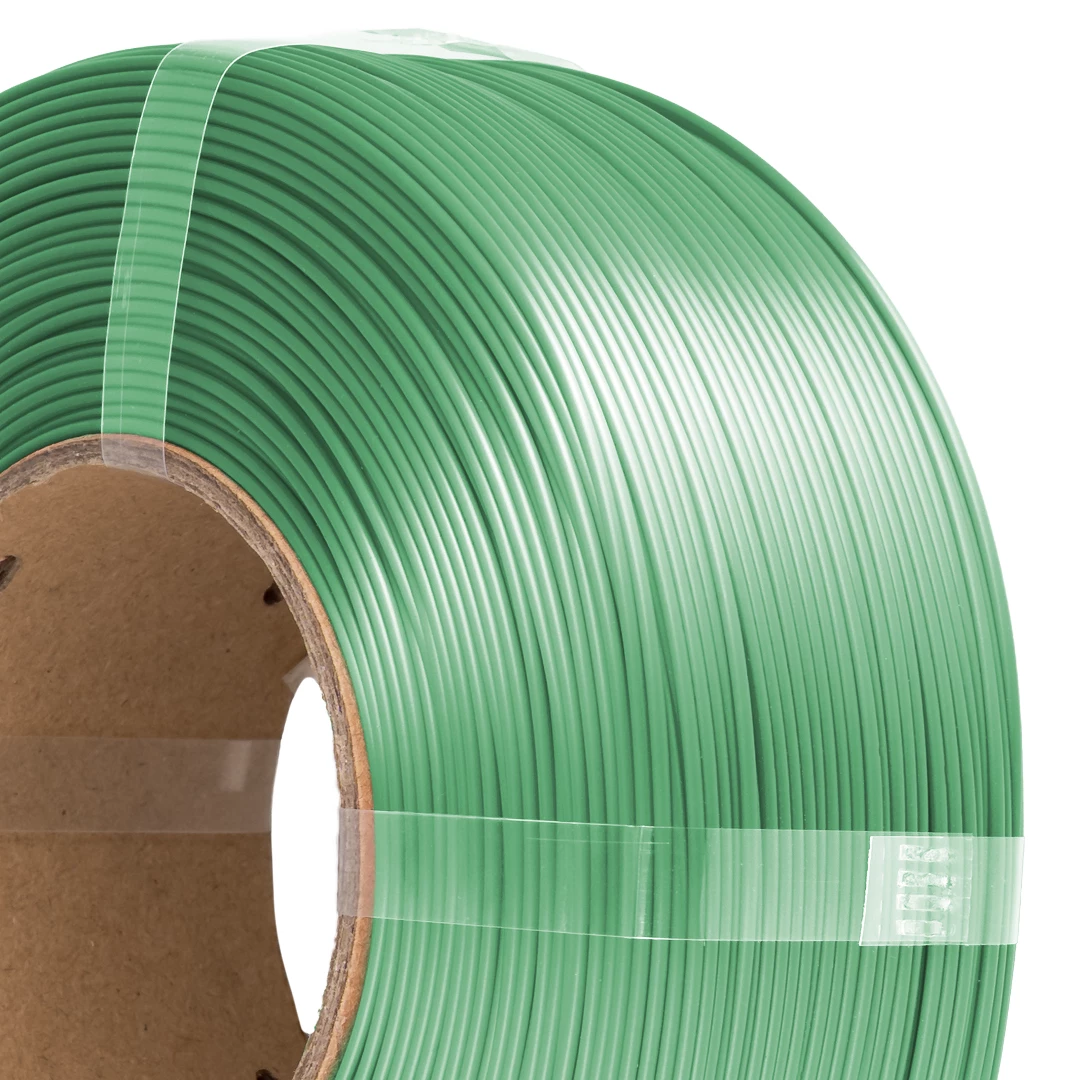 Filament 1.75 mm AzureFilm ReFill PLA Silk Dark Green (verde) 1kg