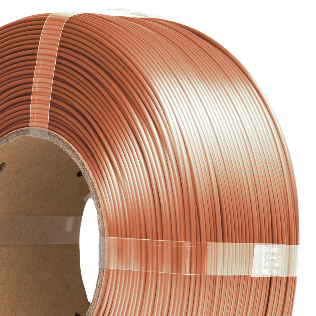 Filament 1.75 mm AzureFilm ReFill PLA Silk Brown (maro) 1kg