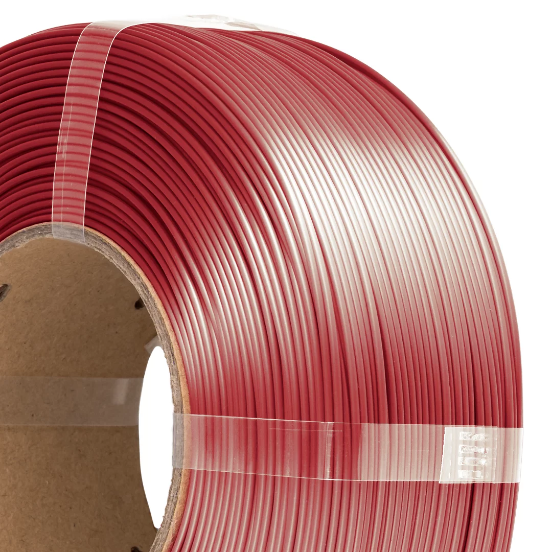 Filament 1.75 mm AzureFilm ReFill PLA Silk Bordeaux (rosu) 1kg
